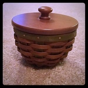 2008 Longaberger Harvest Hostess Small Bowl Basket